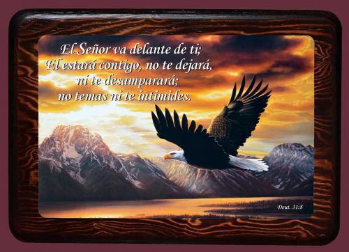 Wooden Plaque - The Lord Goes Before You, Deuteronomy 31:8
