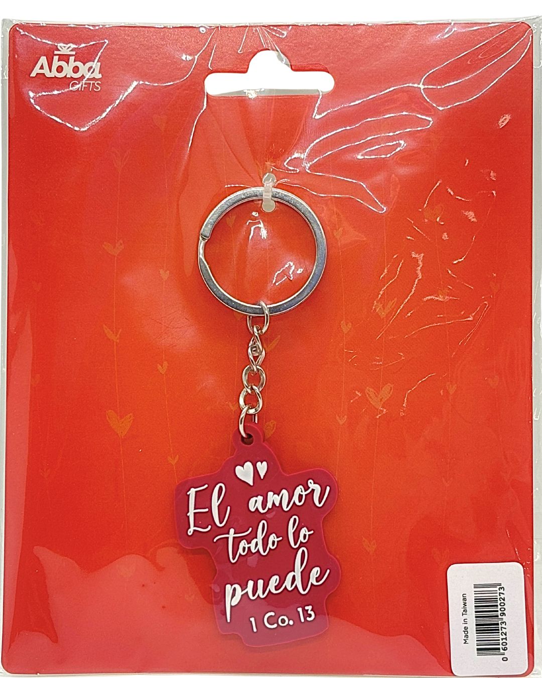Rubber Keychain - Love Conquers All