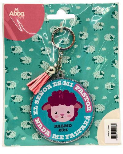 Glitter Acrylic Keychain - The Lord Is My Shepherd
