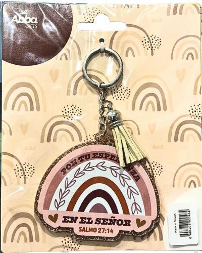Llavero de Acrilico con Glitter - Esperanza