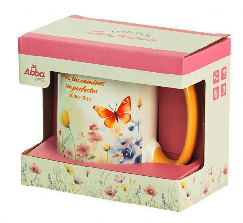 Taza de 16 onzas, Colección Confianza - “Dios, tus caminos son perfectos”