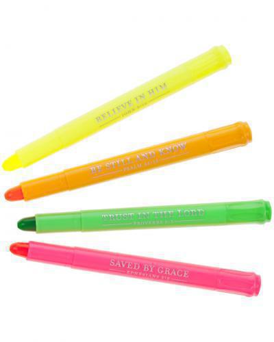 Fluorescent Marker Set, 4 pieces