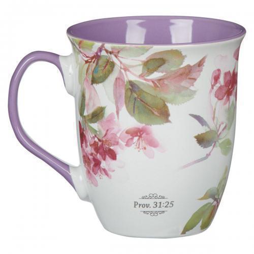 Taza de cerámica 14 oz; Strength and Dignity Hummingbird
