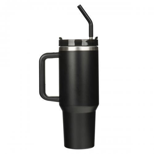 Be Strong In The Lord Thermal Tumbler, Black Lion Design 40 oz