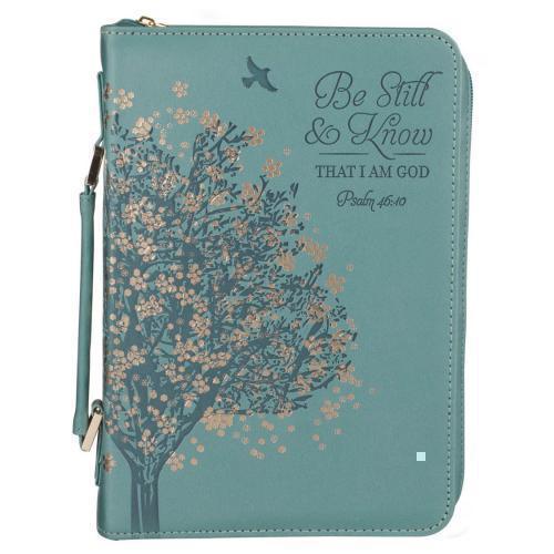 Bible Cover, Large - Be Still and Know
