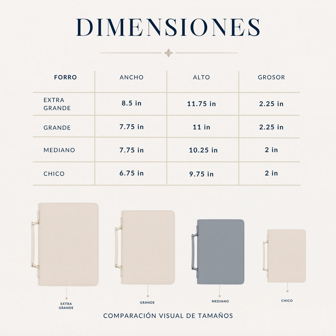 Forro para biblia Mediano - Plans Pink Bouquet