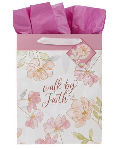 Gift Bag, Large - Walk by Faith