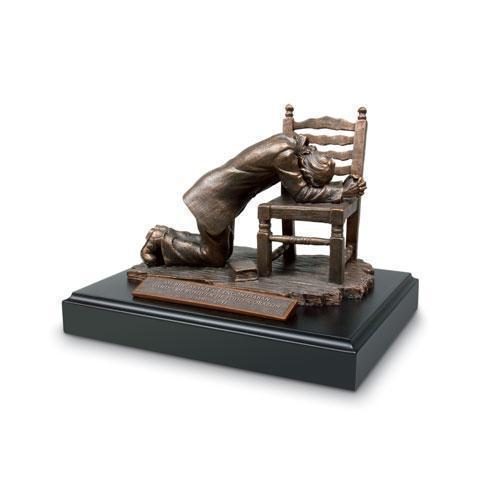 Praying Man Sculpture, 7" in
