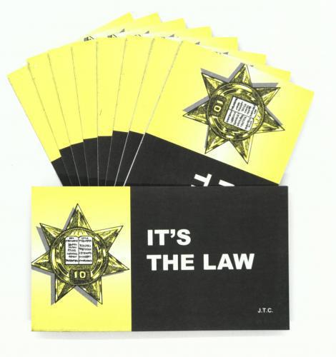 Paquete de 25 Tratados: " It's the Law"