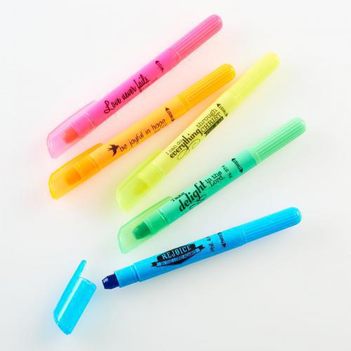 Inspiracional Twist & Glide Set de 5 Gel Highlighters