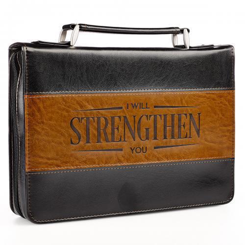 Bible Cover "I Will Strengthen You" Isaiah 41:10 Medium Size