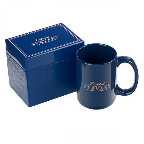 "Faithful Servant" Ceramic Mug 2 Chronicles 15:7, 15 oz