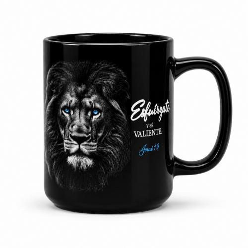 Taza de Cerámica 23 onzas - Esfuérzate y Sé Valiente