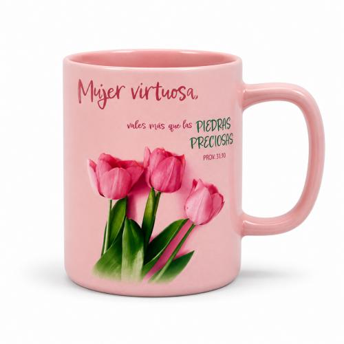 Taza de Cerámica 23 onzas - Mujer Virtuosa