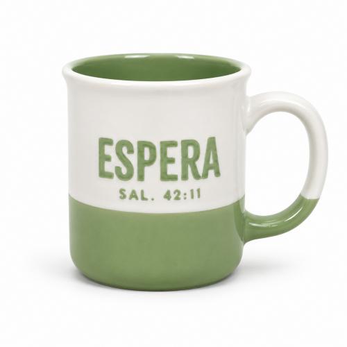 Taza Pequeña de Cerámica 4 onzas - Espera