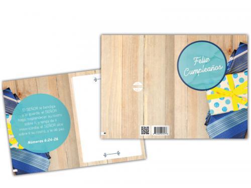 Happy Birthday Card Tie / Numbers 6:24-26