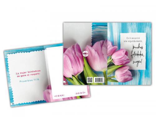 Many Congratulations Mother-in-Law Card - Proverbs 11: