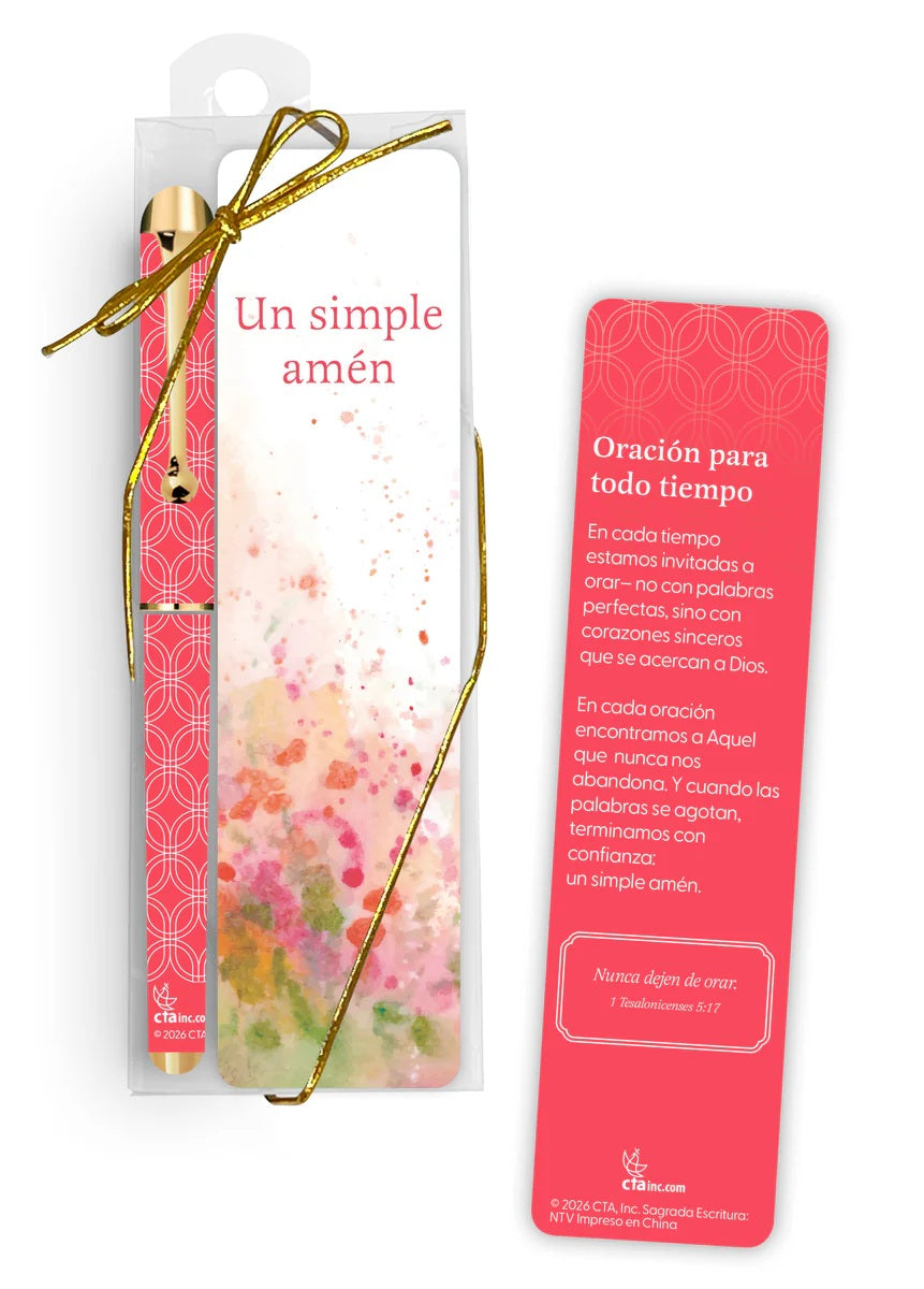 Separador con Lapicero - Coleccion Un Simple Amen