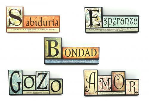 Adorno de Madera, 6 Diseños