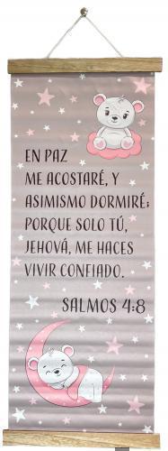 Pergamino En Paz Nina Salmo 4:8
