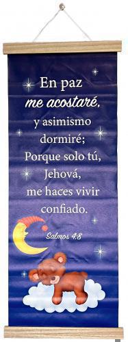 Pergamino En Paz Niño Salmo 4:8