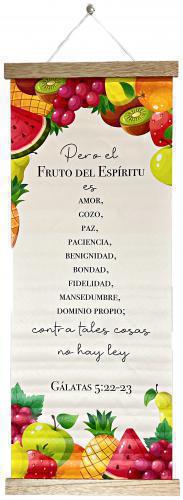 Pergamino Fruto Del Espíritu Gálatas 5:22-23