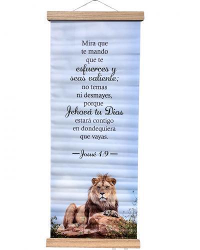 Pergamino Josué 1:9 Leon