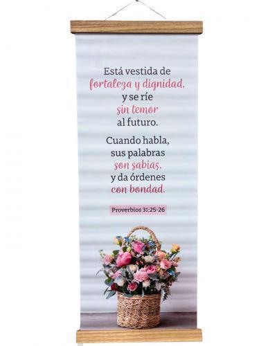 Scroll Proverbs 31:25-26 Strength and Dignity