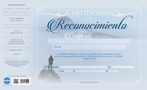 CERTIFICATE OF ACKNOWLEDGMENT PACK 20
