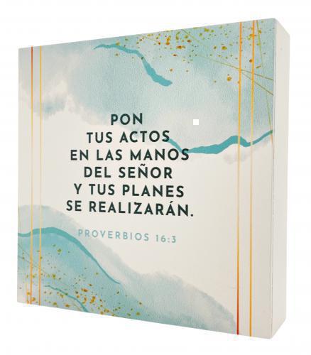 Tabletop sign, Put Your Actions