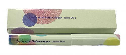Pen in cardboard box - Trust In The Lord