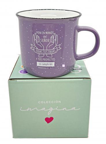 Taza Coleccion Imagina - Manos Del Senor Proverbios 16:3