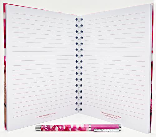 Paquete de Libreta con Boligrafo Mujer Virtuosa, Proverbios 31:26