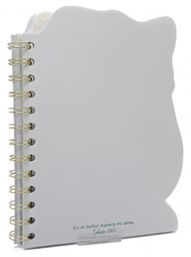 Libreta Troquelada con Anillas - En el Señor espera mi alma, Salmo 130:5
