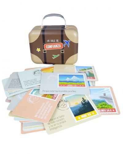 40 Promesas Bíblicas – Caja Metálica Tipo Maleta, Un Viaje De Confianza
