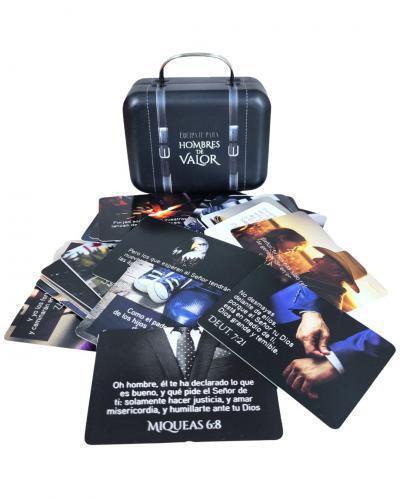 40 Bible Promises - Suitcase-Style Metal Box, Luggage for Men of Valor
