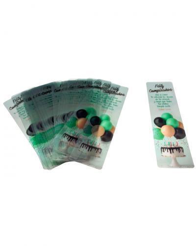 Pack of 30 Translucent Dividers; Happy Birthday