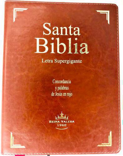Super Giant Print Reina Valera 1960 Bible with Concordance and Words of Jesus
