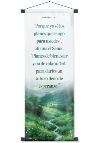 Pergamino Banner: Jeremias 29:11 (A)