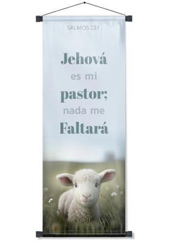 Pergamino Banner: Salmo 23:1 Oveja