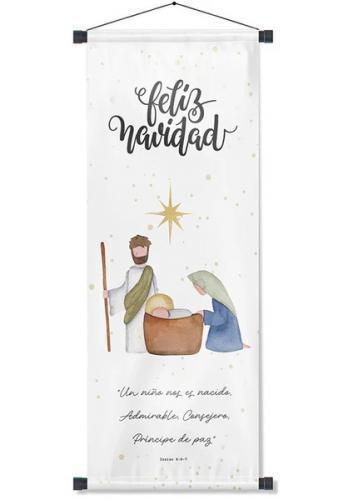 Pergamino Banner: Navidad Isaias 9:6-7