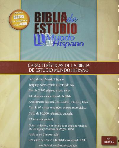 World Hispanic Study Bible Special Wine-Colored Leather Large Print