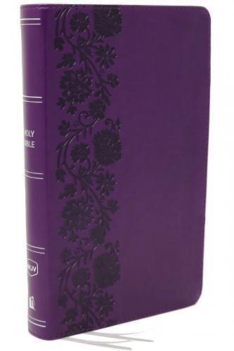 Biblia NKJV (inglés) Tamaño Manual, Sentipiel Color Morado, Letra Grande
