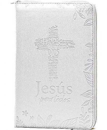 Biblia de Promesas Jesús para Todos, Tamaño Manual, Imitación Piel, Color Marfil