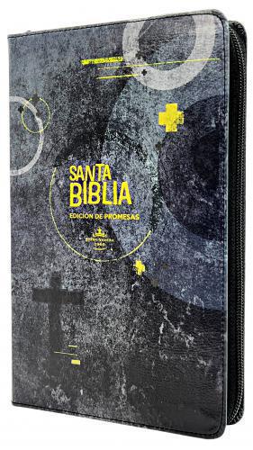 Biblia RVR1960 Edición Promesas, Tamaño Manual, Imitación piel, Color Negro