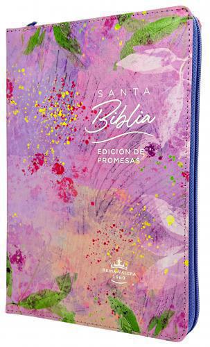 RVR1960 Promises Edition Bible, Giant Print Leathersoft, Lilac