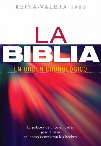RVR60 Chronological Bible, Large Print, Hardcover