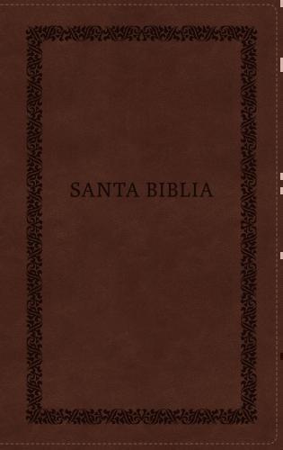 RVR1960 Ultra-thin Bible, Leatherette, brown, with zipper