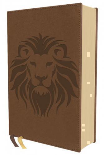 Visual Study Bible for Kids, NBLA, Imitation Leather, Brown