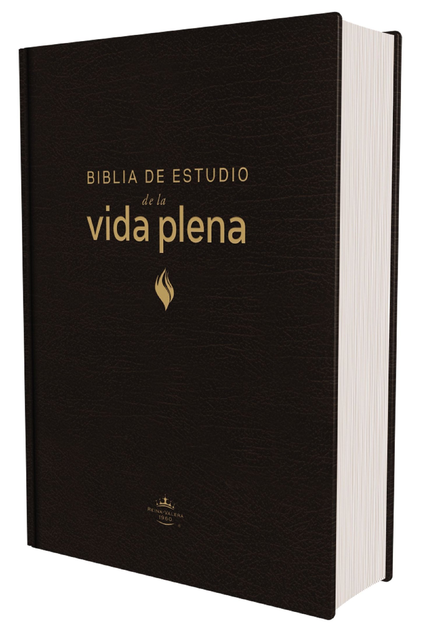 Biblia de Estudio RVR1960 Vida Plena, Tapa Dura, color Negro